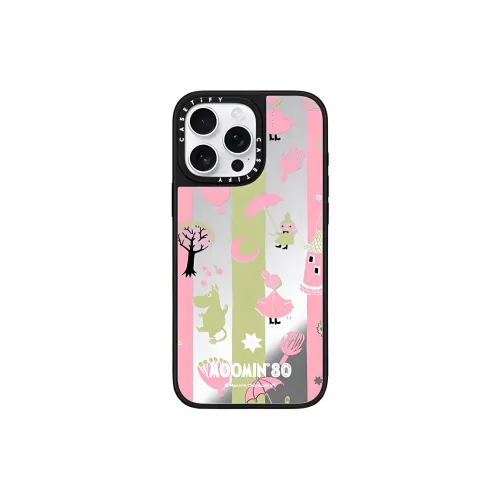 CASETIFY x Moomin TPU+PC Material Moomin Stripes Phone Cases Compatibility With IPhone Collection Cartoon