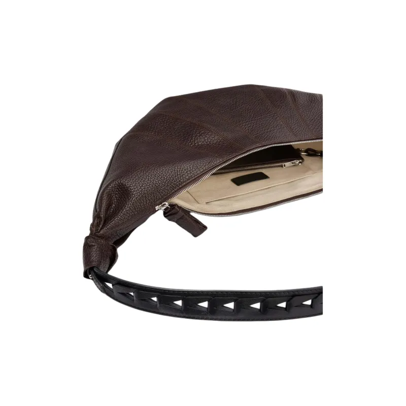 Lemaire Croissant Series Cow Leather Croissant Bag Crossbody Bag Shoulder Bag Women's Dark Brown-2