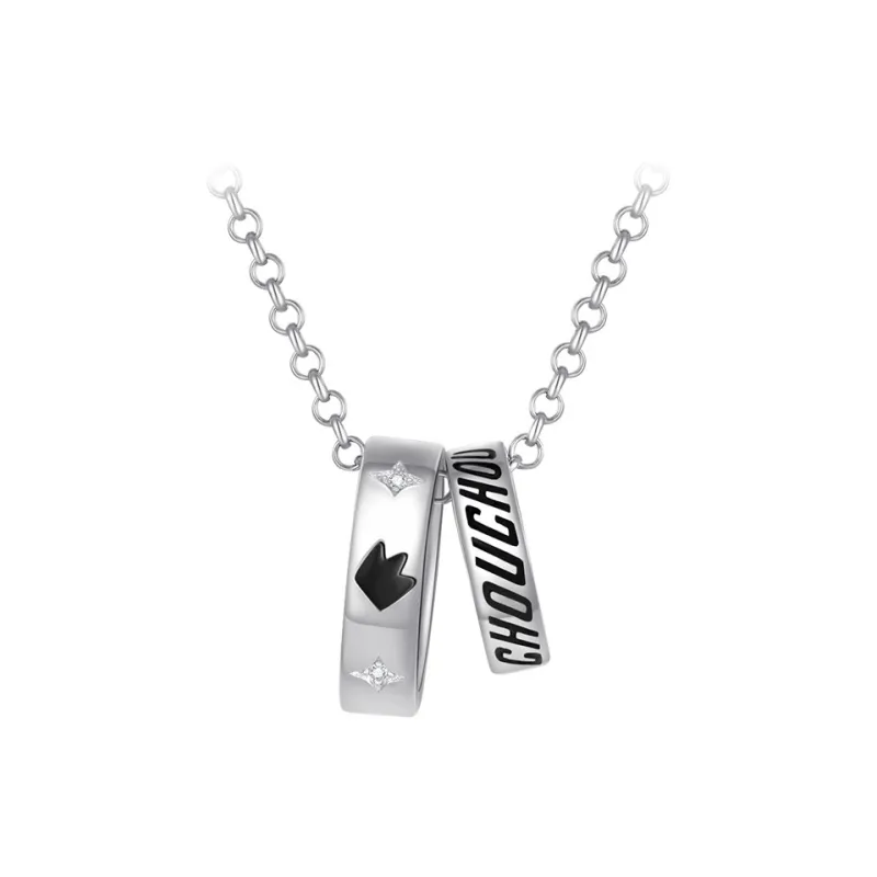 CHOW TAI SENG S925 Silver Necklaces Unisex-5