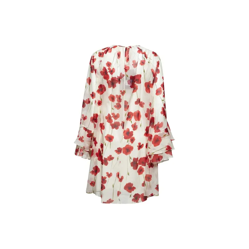 MaxMara Studio Zoraide All Over Floral Printed Dress-1