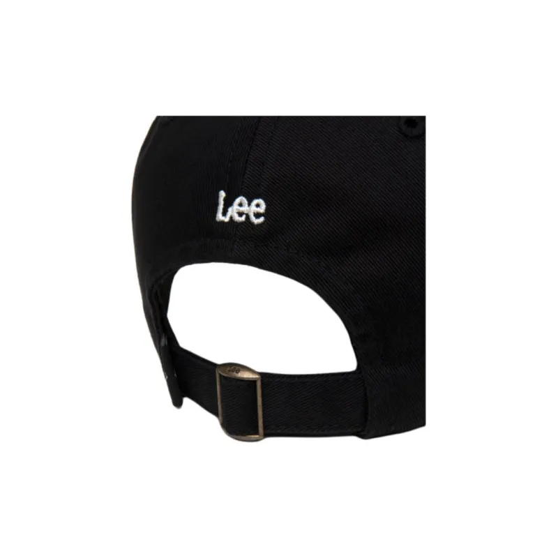 Lee Cotton Baseball Caps Unisex Black-3