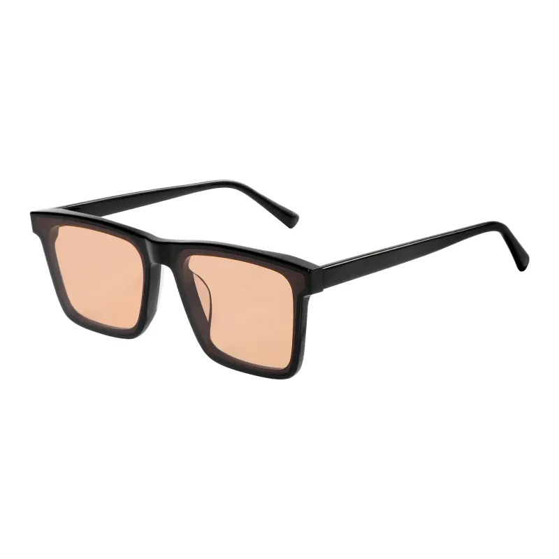 ETTE Plate Frame Rectangular Sunglasses Unisex-1