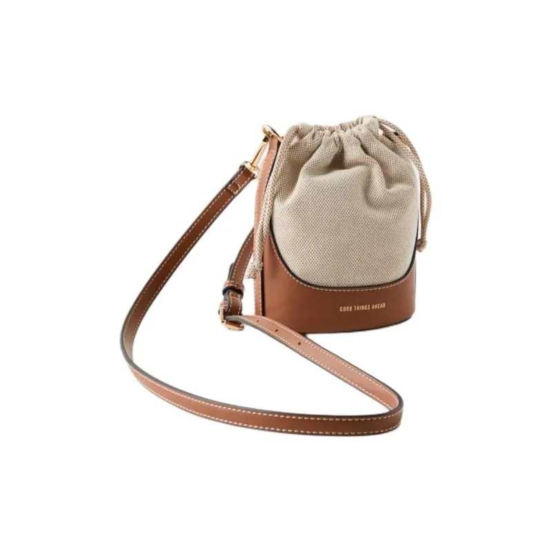 ZARA Cotton Shoulder Bag, Crossbody Bag Kids' Brown-1