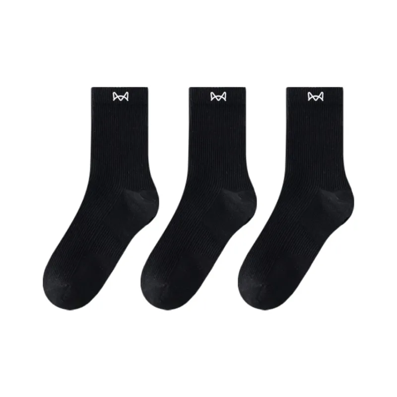 MIIOW Mid-Calf Socks Unisex 3 Pack-0