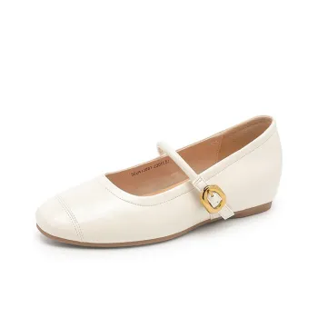 JOSINY Casual Single Shoes Women's Ecru