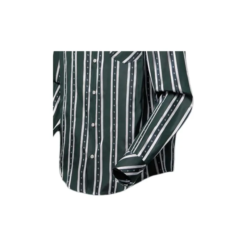 LOUIS VUITTON Long Sleeved Silk Shirt-4