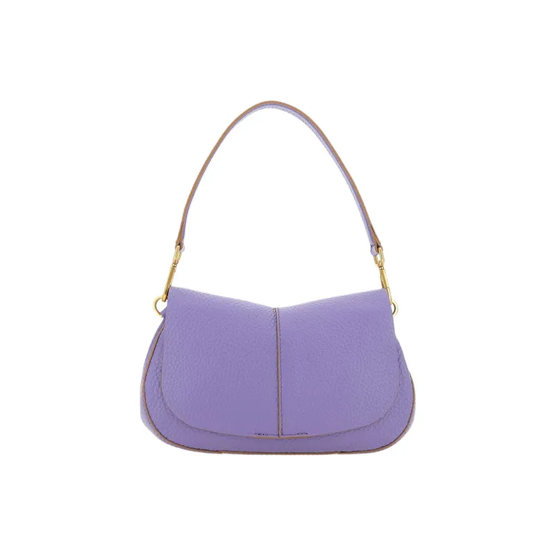 GIANNI CHIARINI Helena Round Foldover Top Shoulder Bag-0