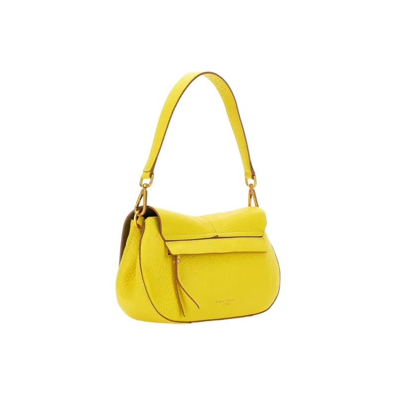 GIANNI CHIARINI Helena Round Foldover Top Shoulder Bag-1