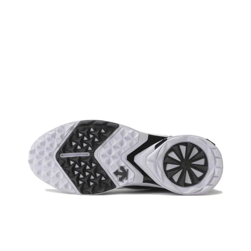 DESCENTE R90 Anti Slip Wear Resistant Low Top Golf Shoes Men's Black White-5