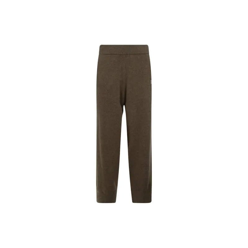 EXTREME CASHMEREX Knitted Sports Pants Men's Brown-0