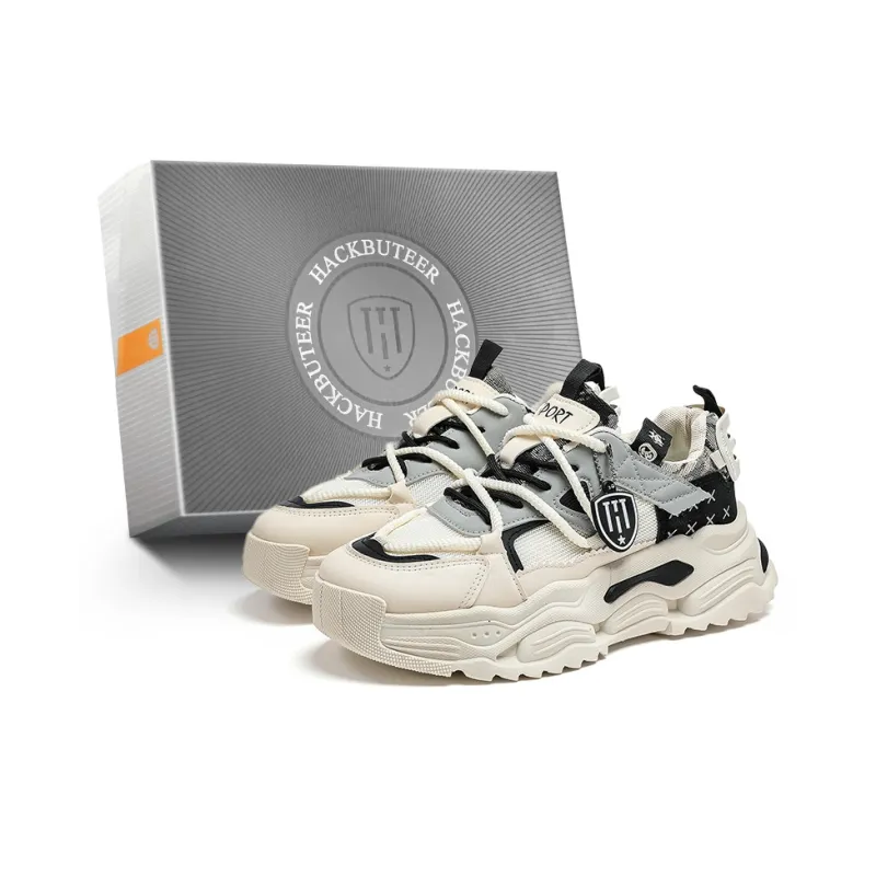 HACKBUTEER Low-Top Chunky Sneakers Men's-11