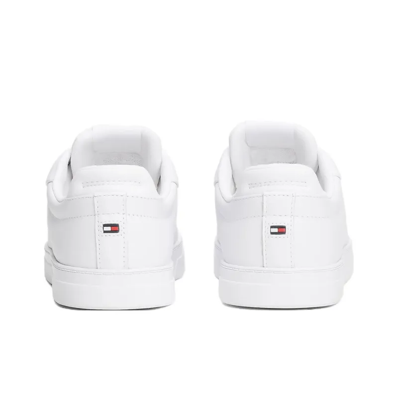 Tommy Hilfiger Low-Top Skateboard Shoes Men's White-4