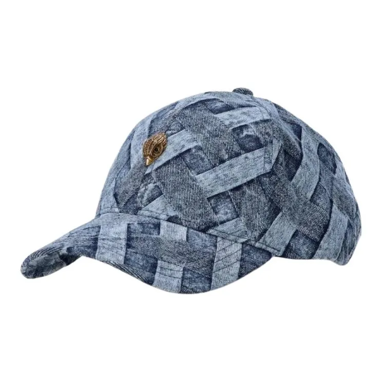 Kurt Geiger London Cotton Baseball Caps Unisex Blue-0