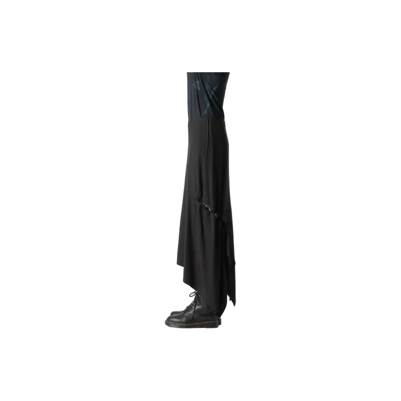 Yohji Yamamoto Casual Long Skirt Women's Black-3