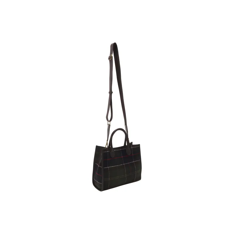BARBOUR Polyester Tote Bag Shopping Bag Shoulder Bag Handbag Women's Classic Lattice-3