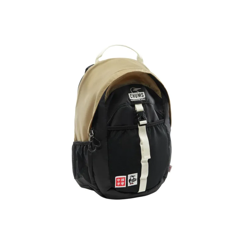 LiNing CHUMS Collaboration Nylon Backpack Unisex Seaweed Umber-2