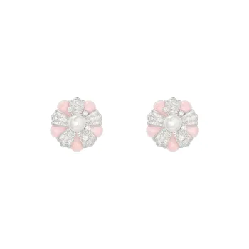 Mouhooland 925 Silver Needles Stud Earrings Unisex