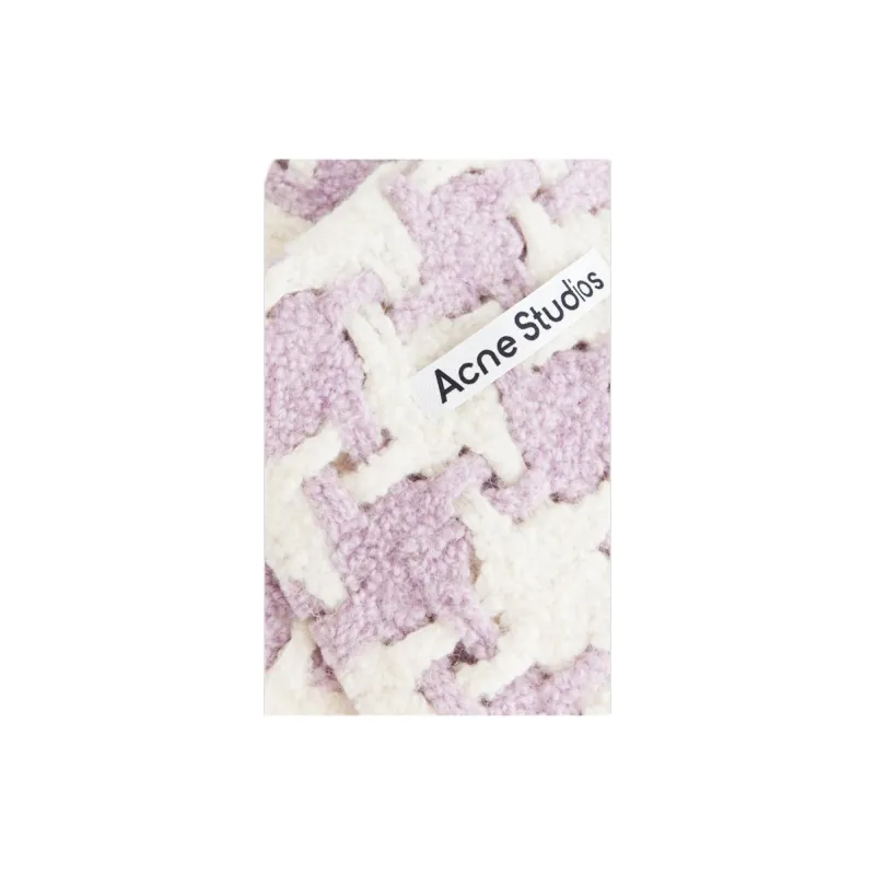 Acne Studios Scarves Men's Light Purple/White-4