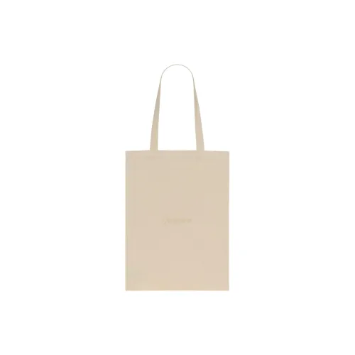SAINT LAURENT Cotton Tote Bag Shopping Bag Handbag Shoulder Bag Small Size Unisex Light Brown