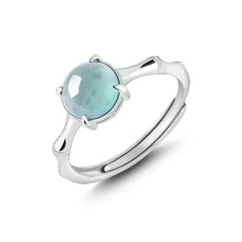 MUSHIFEN Glutinous Jade Jadeite Rings Women's