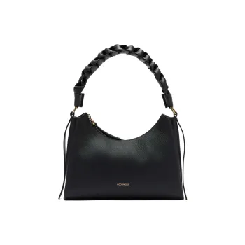 COCCINELLE Leather Handbag Small Size Women's Black