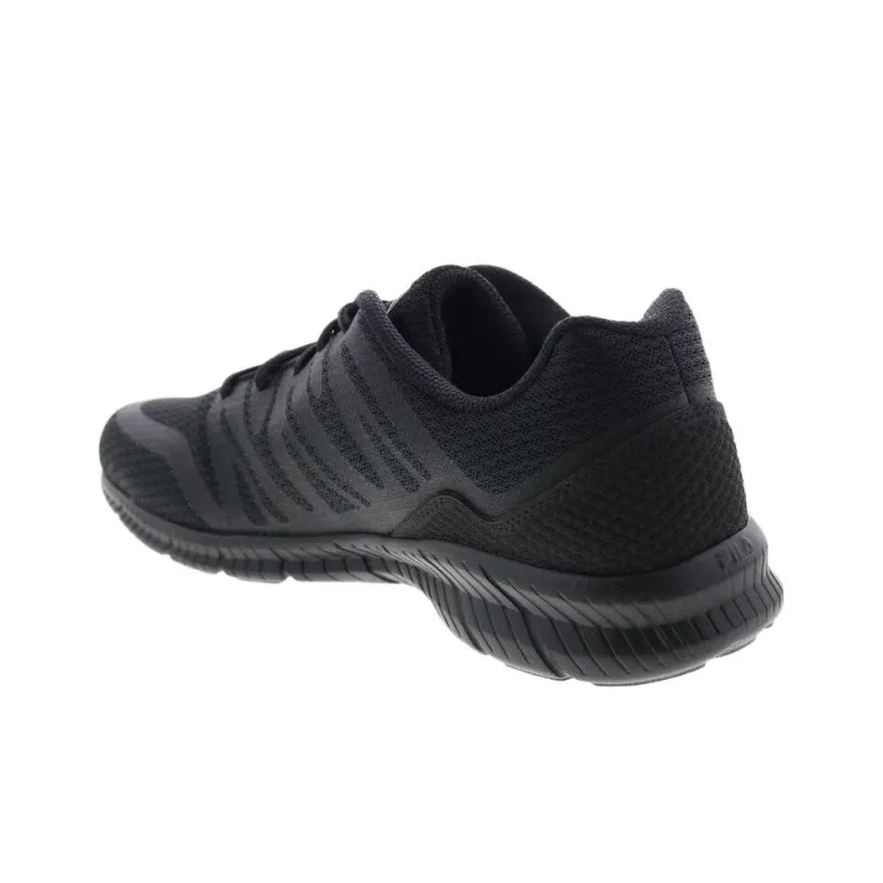 FILA Memory Fantom 5 Slip-Resistant Breathable Low-Top Casual Running Shoes Men's Black-3