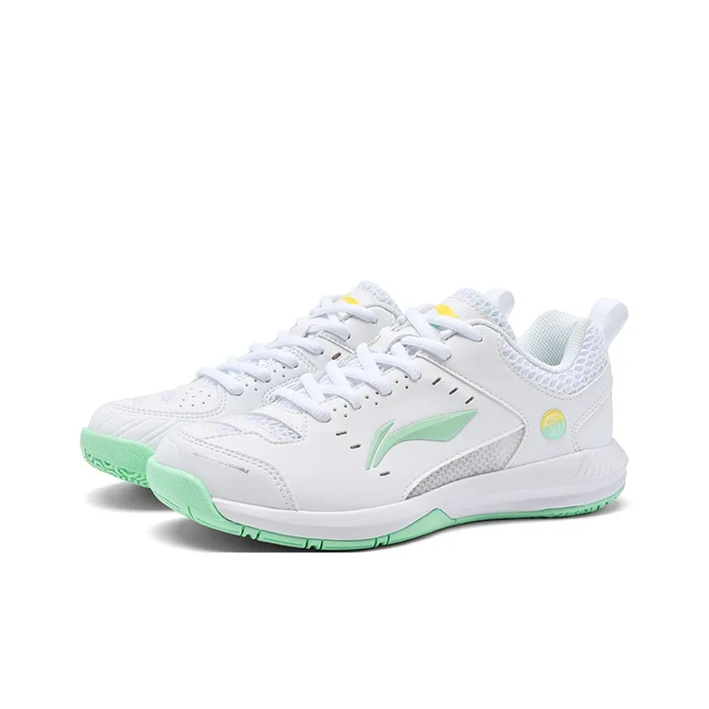 LiNing Feather Slip-Resistant Breathable Lightweight Low-Top Badminton Shoes Unisex Light Turquoise-2