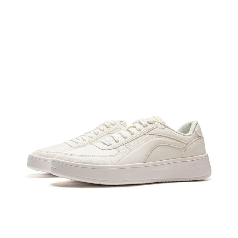 LiNing Anti-Slip And Wear-Resistant Breathable Low-Top Casual Shoes Men's Mist White-2