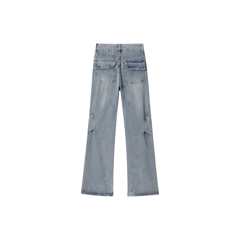 BLANC & ECLARE Versatile Casual Jeans Unisex Vintage-3