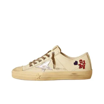 Golden Goose V Star Low Top Skateboard Shoes Women's Brown