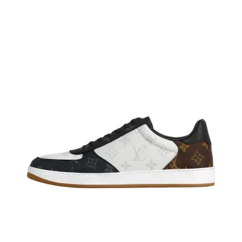LOUIS VUITTON Rivoli Sneakers 'White Black Brown Monogram'