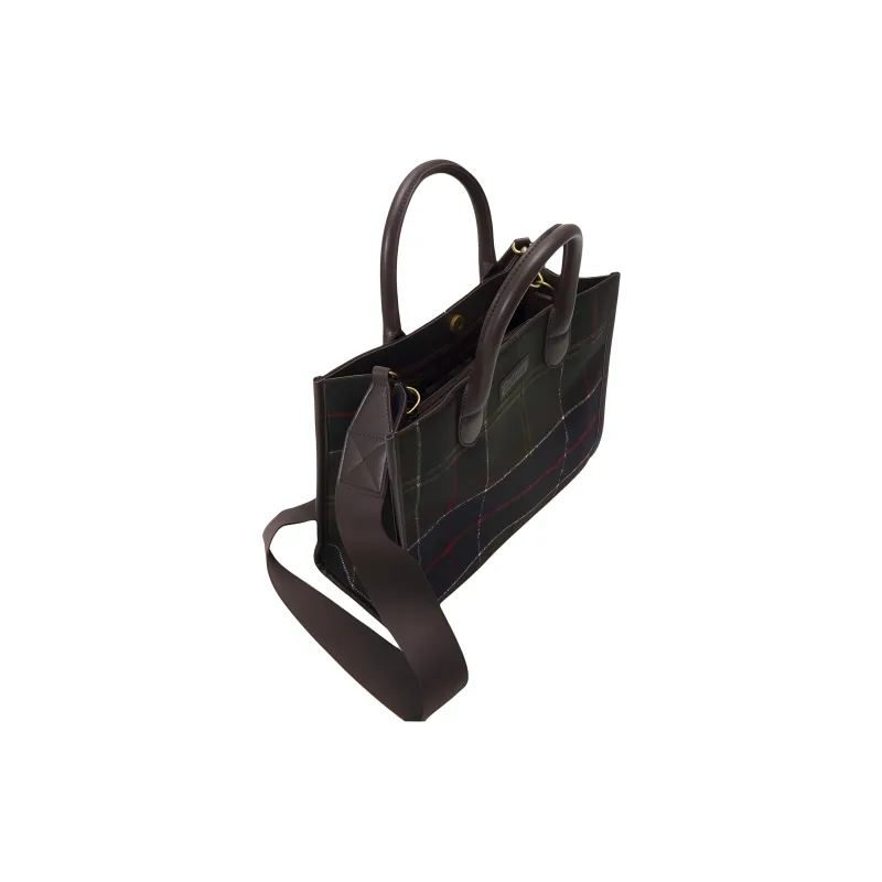 BARBOUR Polyester Tote Bag Shopping Bag Shoulder Bag Handbag Women's Classic Lattice-4
