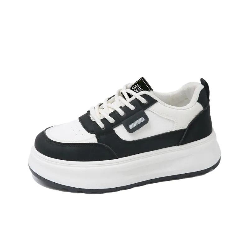 Budding Bear Anti-Slip And Wear-Resistant Height Increasing Low-Top Skateboard Shoes Women's-8