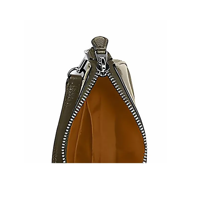 COACH Nolita Leather Zip Closure Mahjong Shoulder Bag Clutch Wallet Small Size Women's Olive Green-3