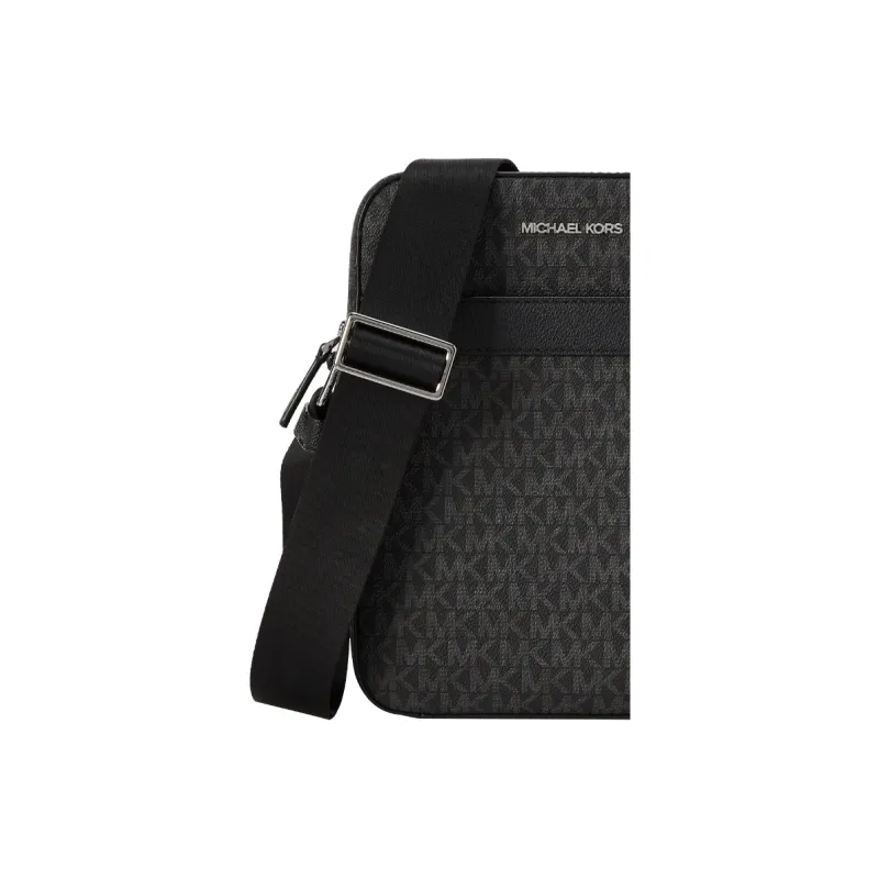 MICHAEL KORS MK Cooper Artificial Leather Shoulder Bag, Crossbody Bag Men's Black-3