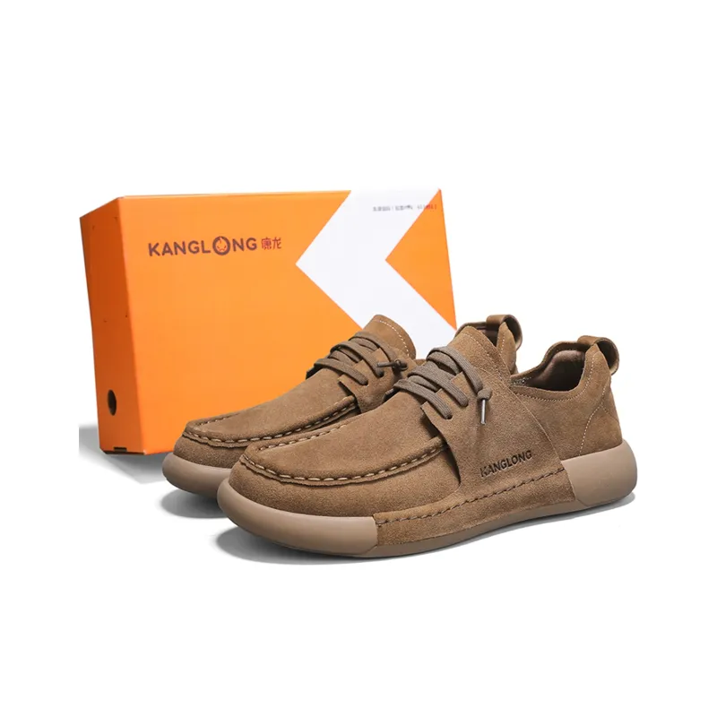 KANGLONG Non-slip Lightweight Low-Top Casual Shoes Men's-5