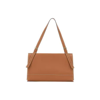 GIANNI CHIARINI Leather Shoulder Bag Women's Brown