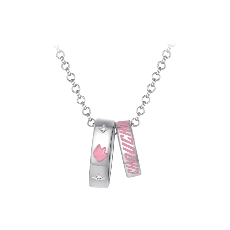 CHOW TAI SENG S925 Silver Necklaces Unisex-1