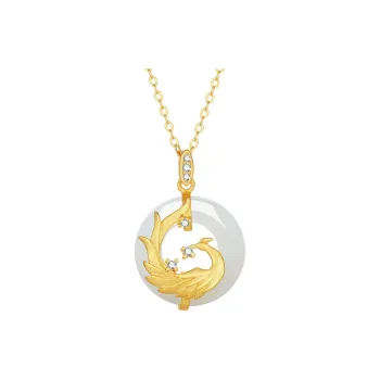 LIU GUI FU JEWELRY Hetian Jade Pendants White Jade Women's