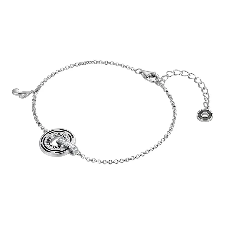 CHOW TAI SENG S925 Silver Bracelets Unisex-2