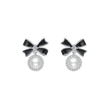 ZHOU LIU FU S925 Silver Earrings Women's