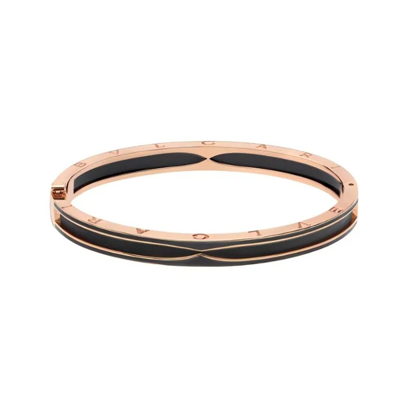 BVLGARI Ceramic Bangles Unisex Rose Gold-0