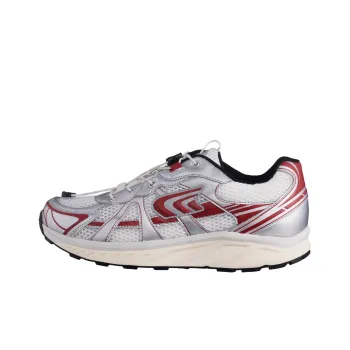 THE NORTH FACE SOLID TECH Abrasion Resistant Low Top Running Shoes Men's White Silver