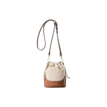ZARA Cotton Shoulder Bag, Crossbody Bag Kids' Brown