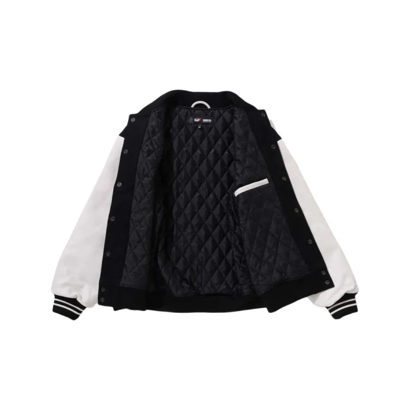 Neighborhood X A BATHING APE NEIGHBORHOOD Co brand Jackets Unisex White-2