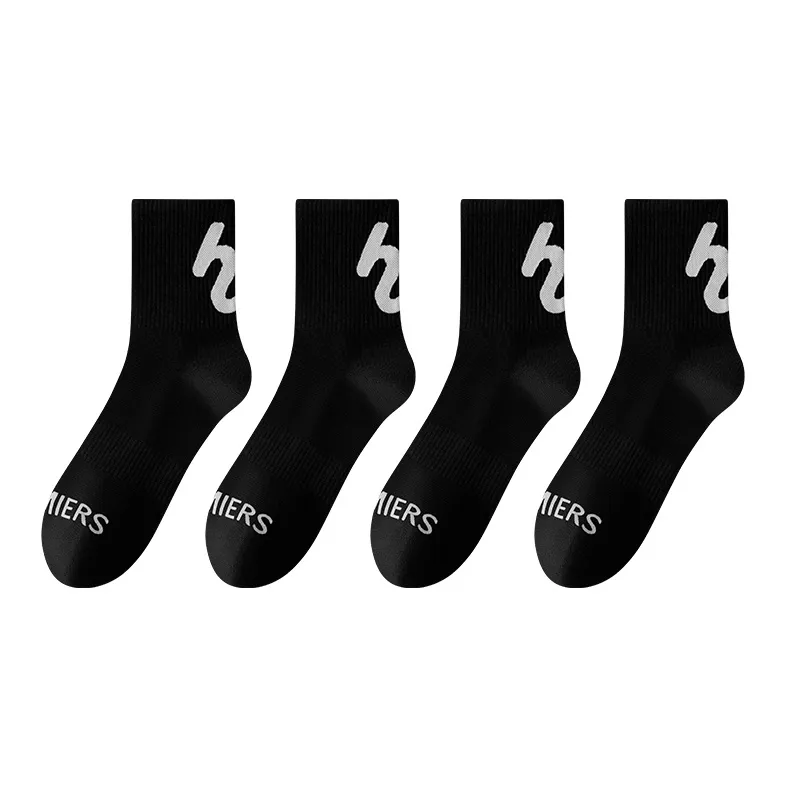 MIIOW Mid-Calf Socks Men's 4 Pack-25