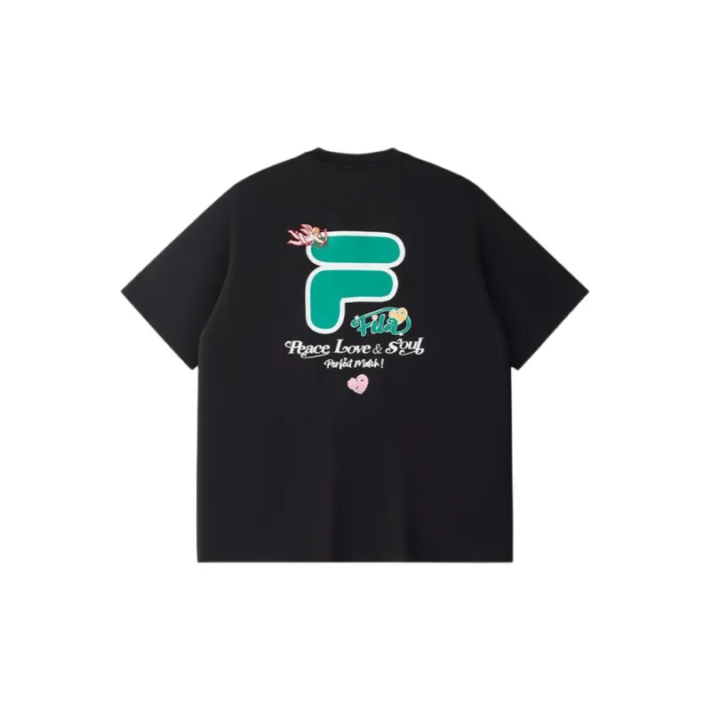 FILA FUSION FOB Series T Shirt Unisex Jet Black-0