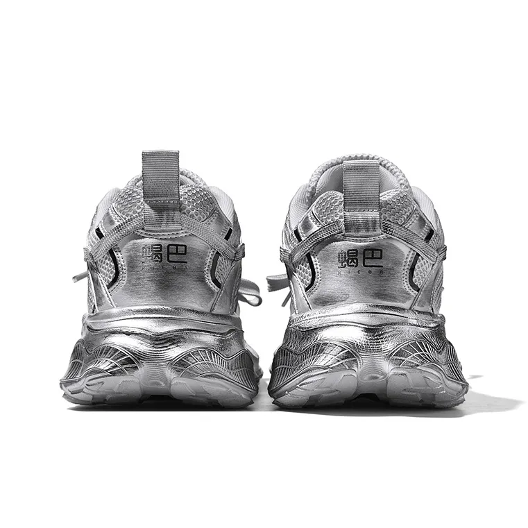 Legaco Chicken Cushioning, Slip Resistant, Abrasion Resistant, Height Increasing Low Top Chunky Sneakers Unisex-21