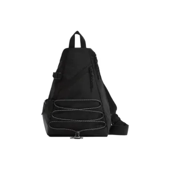 ZARA Polyamide Sling Bag Men's Black