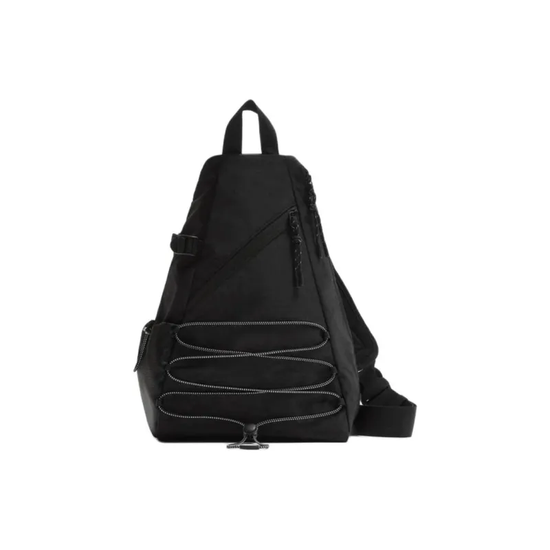 ZARA Polyamide Sling Bag Men's Black-0